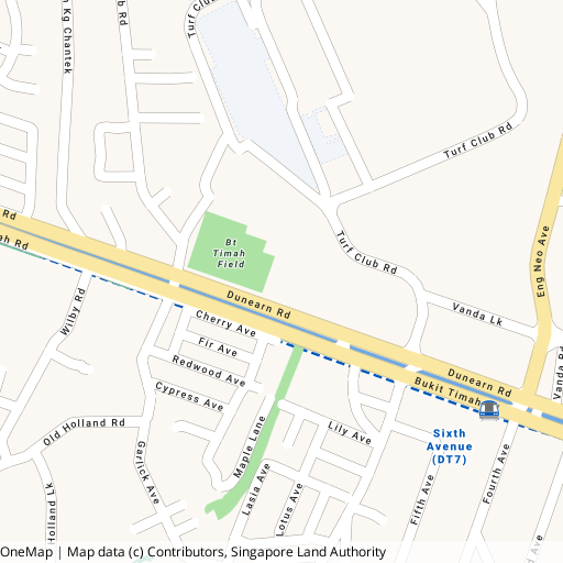 Dunearn House location map showing surrounding area