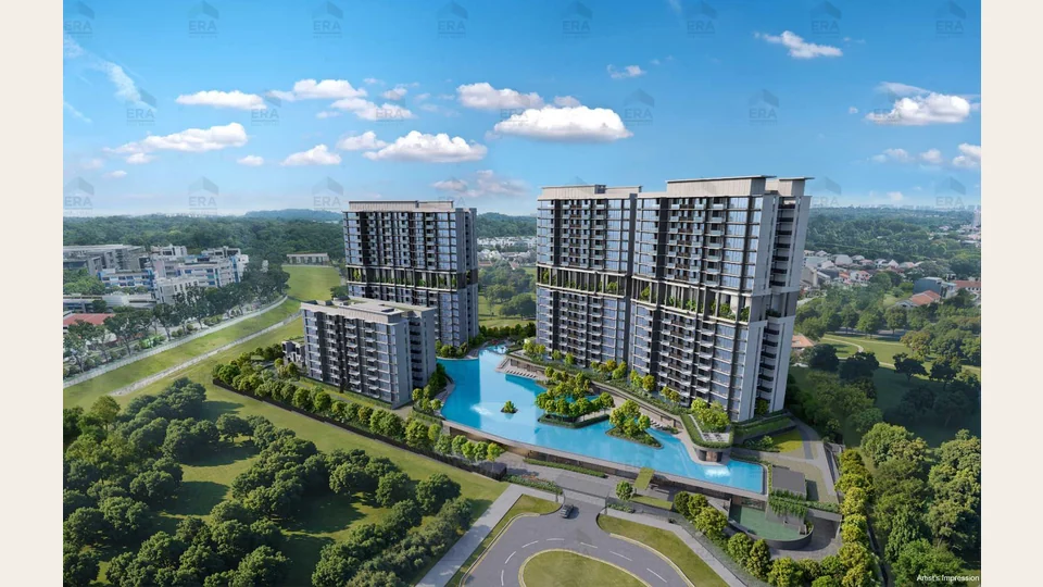 Developer artist’s impression of Lentor Gardens Residences at 80 Lentor Gardens