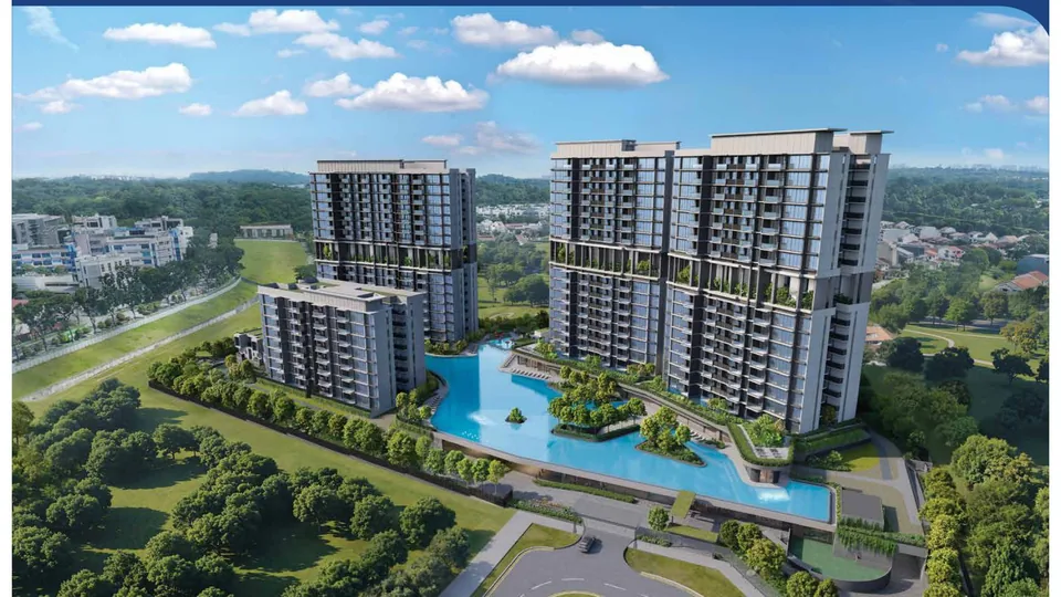 Developer artist’s impression of Lentor Gardens Residences at 80 Lentor Gardens