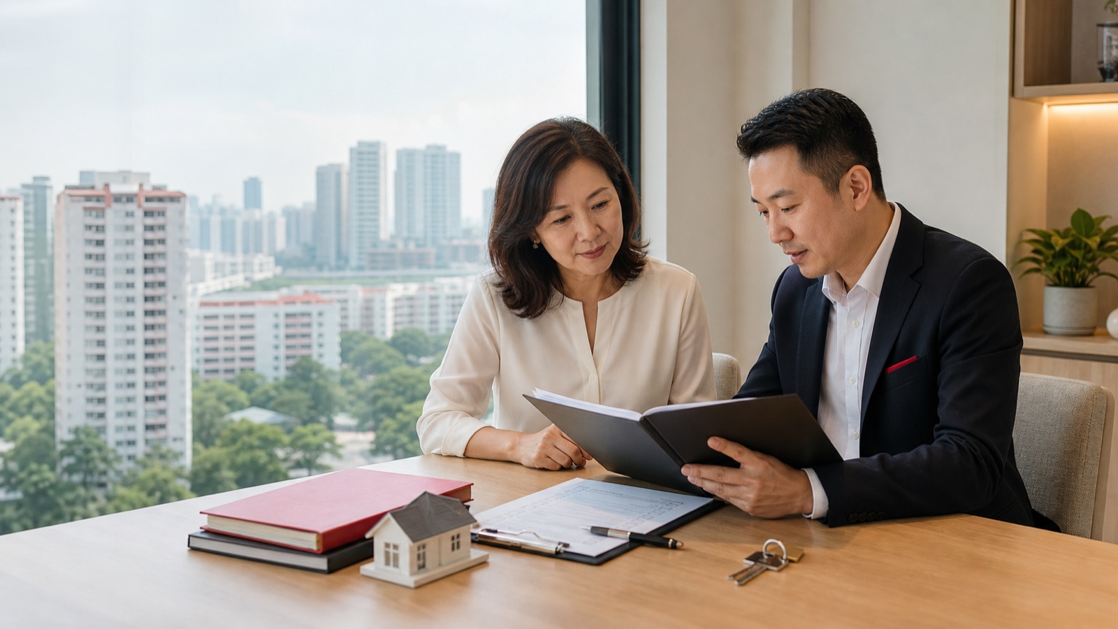 Family representative reviewing Singapore property inheritance, probate, mortgage and transfer requirements