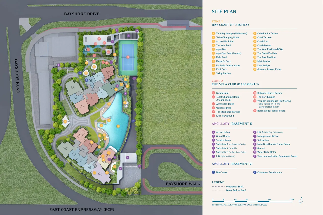 Vela Bay site plan